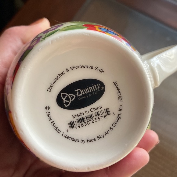 Fill your life with Love Butterfly orange & blue  Mug - Picture 4 of 9